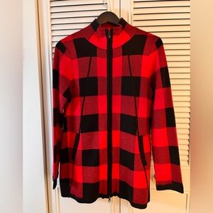 Adrienne Vittadini Zipper Cardigan Sweater